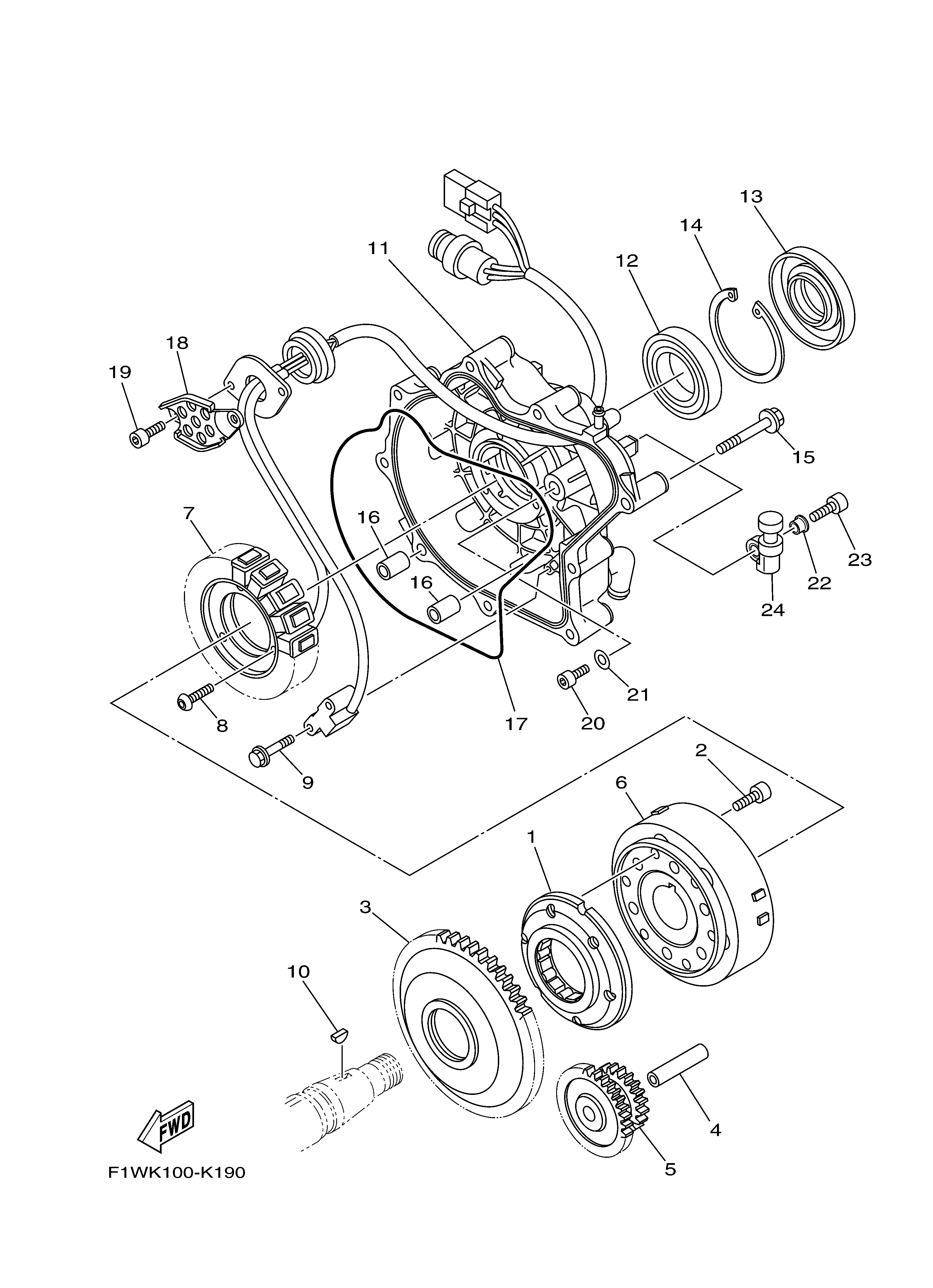 2011 FX SHO (FX1800K) F1WN - GENERATOR