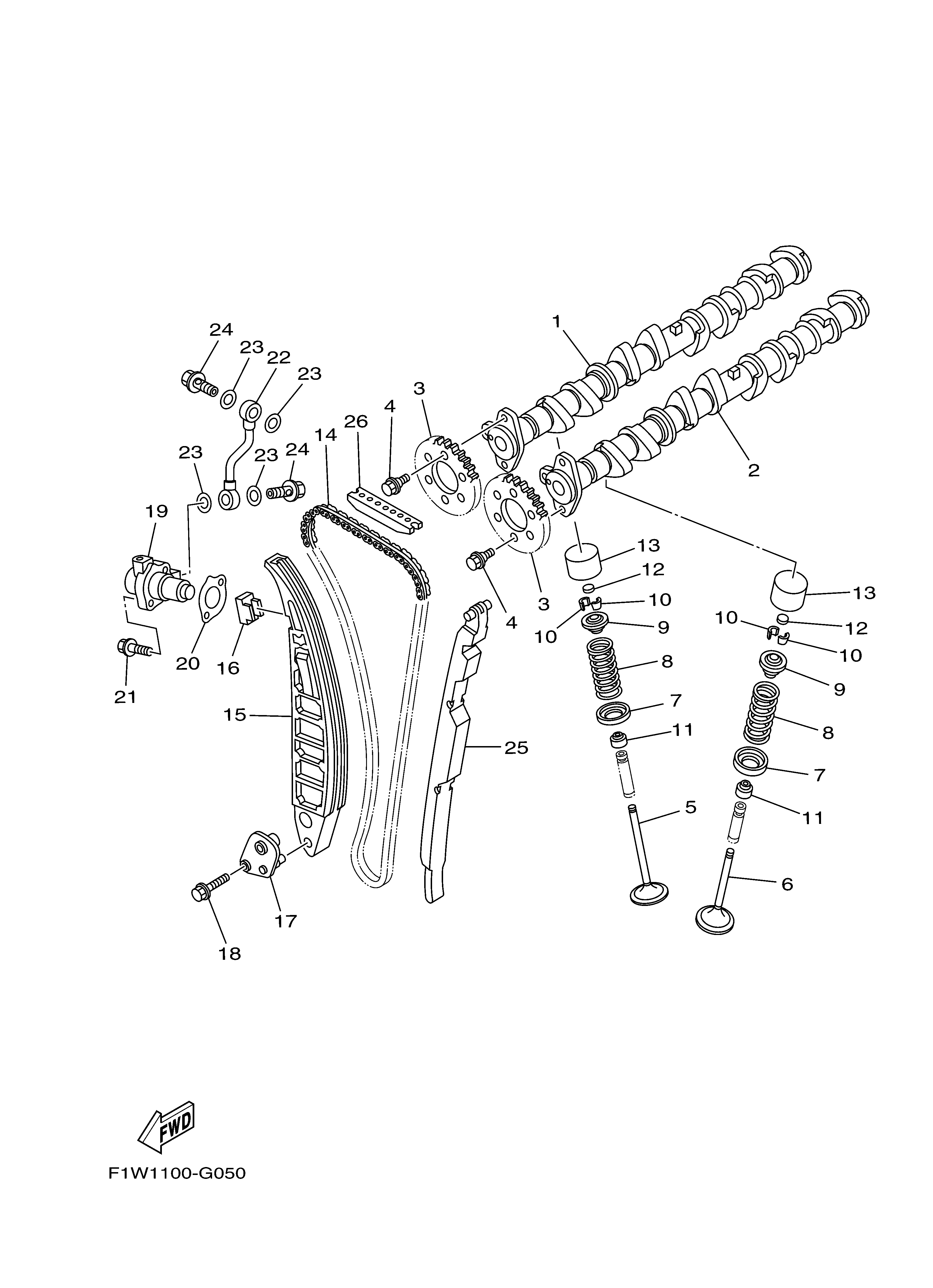 2011 FX SHO (FX1800K) F1WN - VALVE