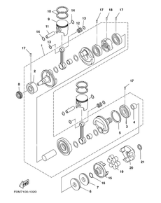 CRANKSHAFT PISTON