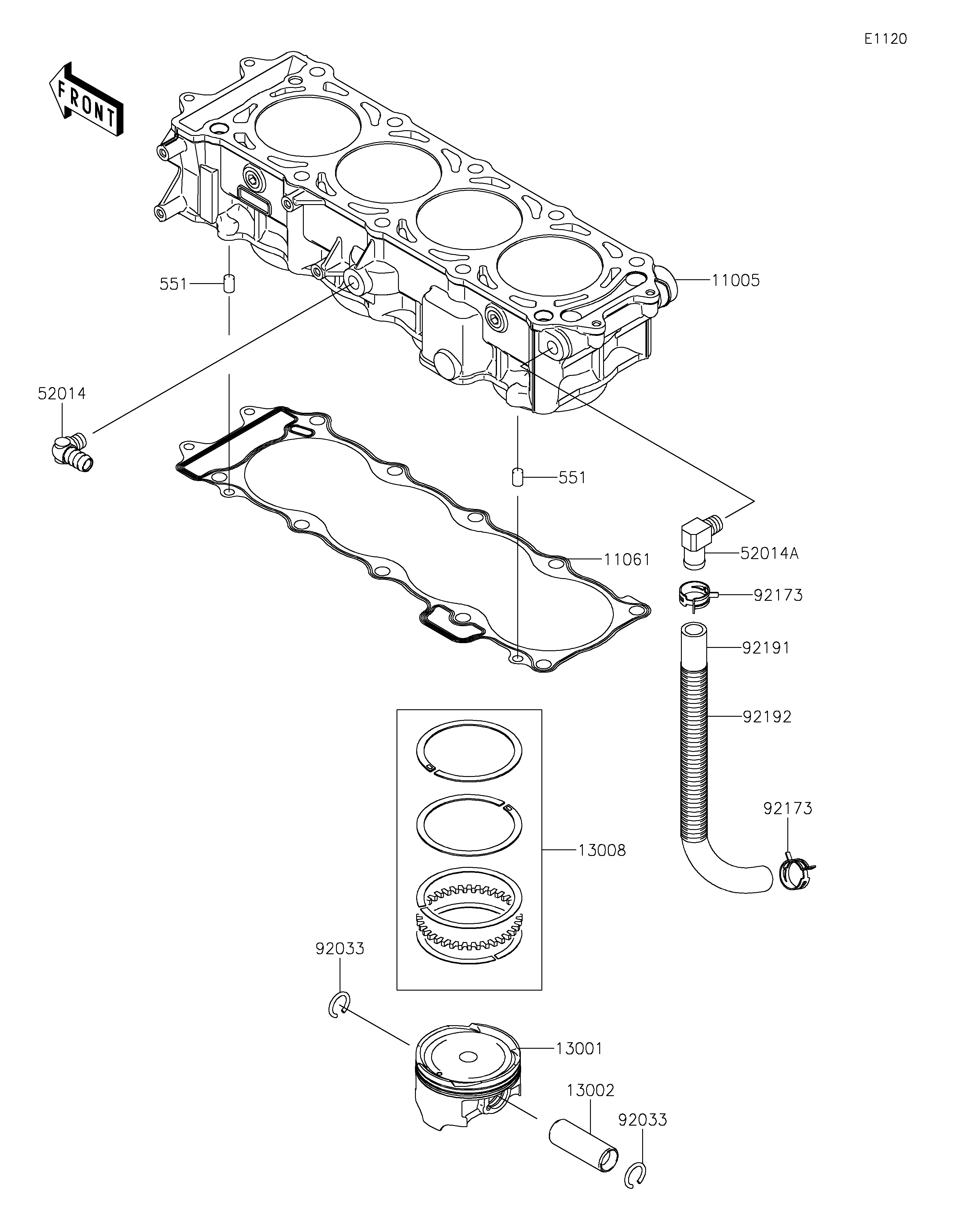 2024 SX-R 160 (JS1500ARFNN)-Cylinder Piston(s)