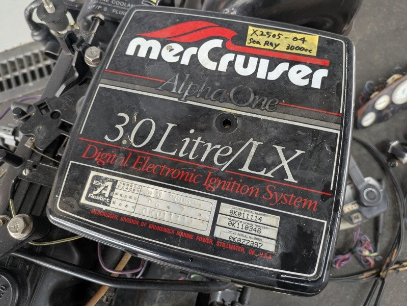 Used ENGINE Mercruiser 3.0LX Complete[Fresh water, Great condition] [X2505-04]