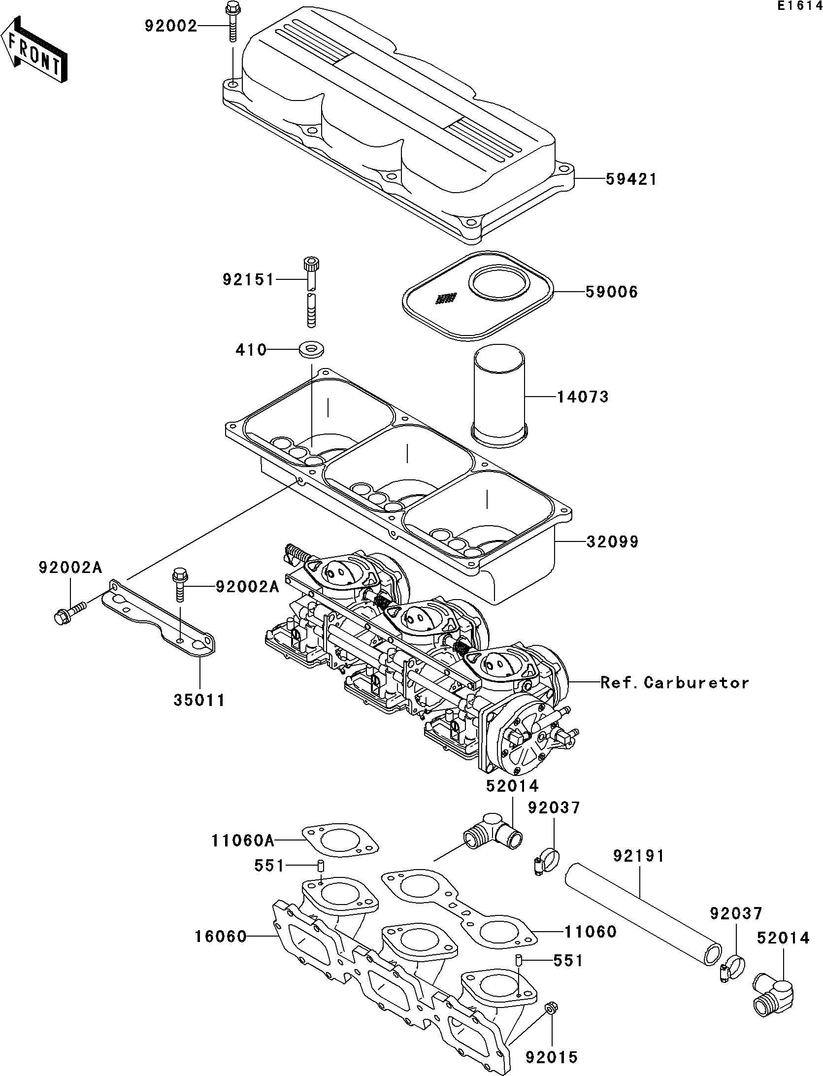 Used 59421-3724 COVER-INTAKE [K5050-11]