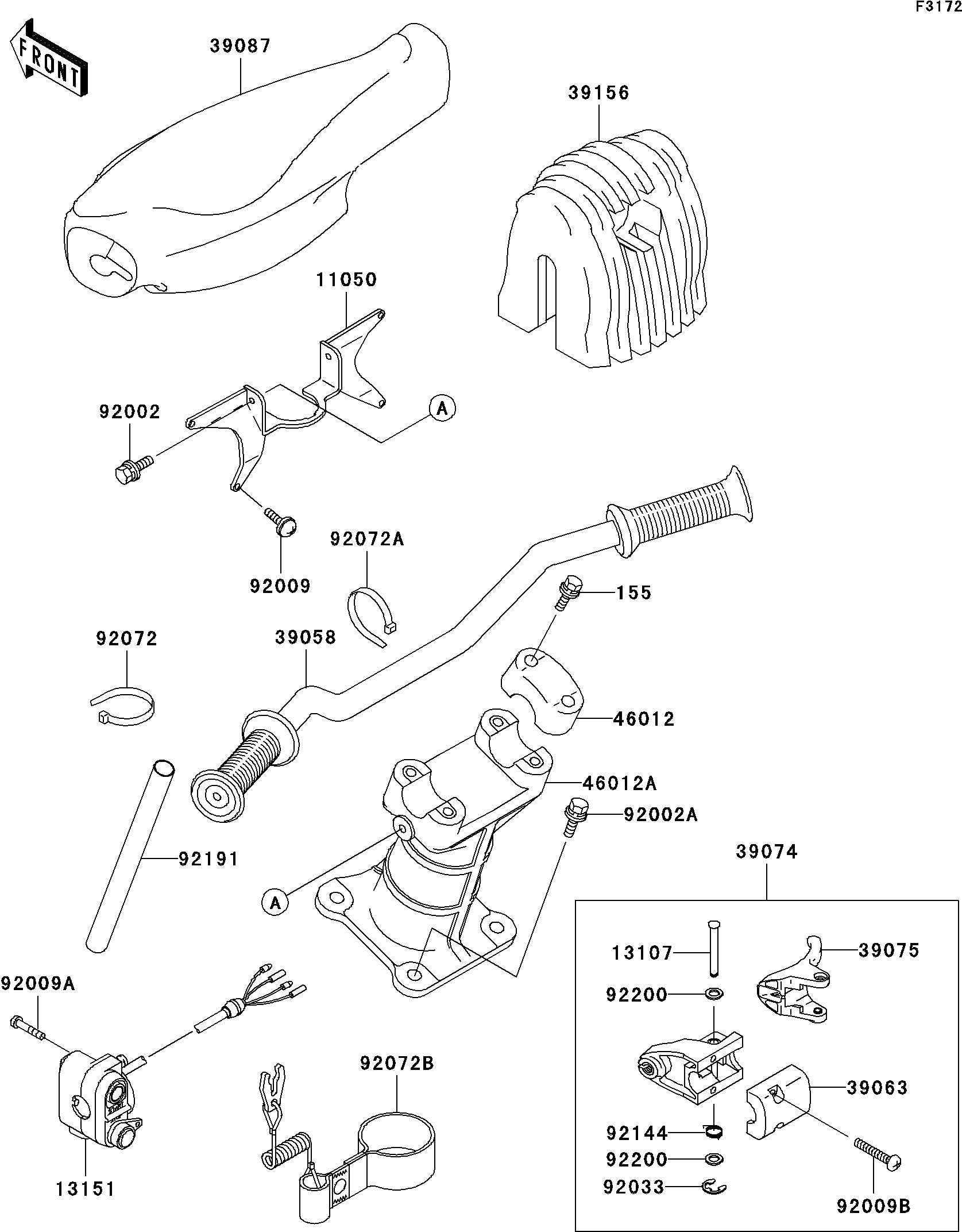 Used 39074-3725 LEVER-ASSY-THROTTLE  [K0219-21]