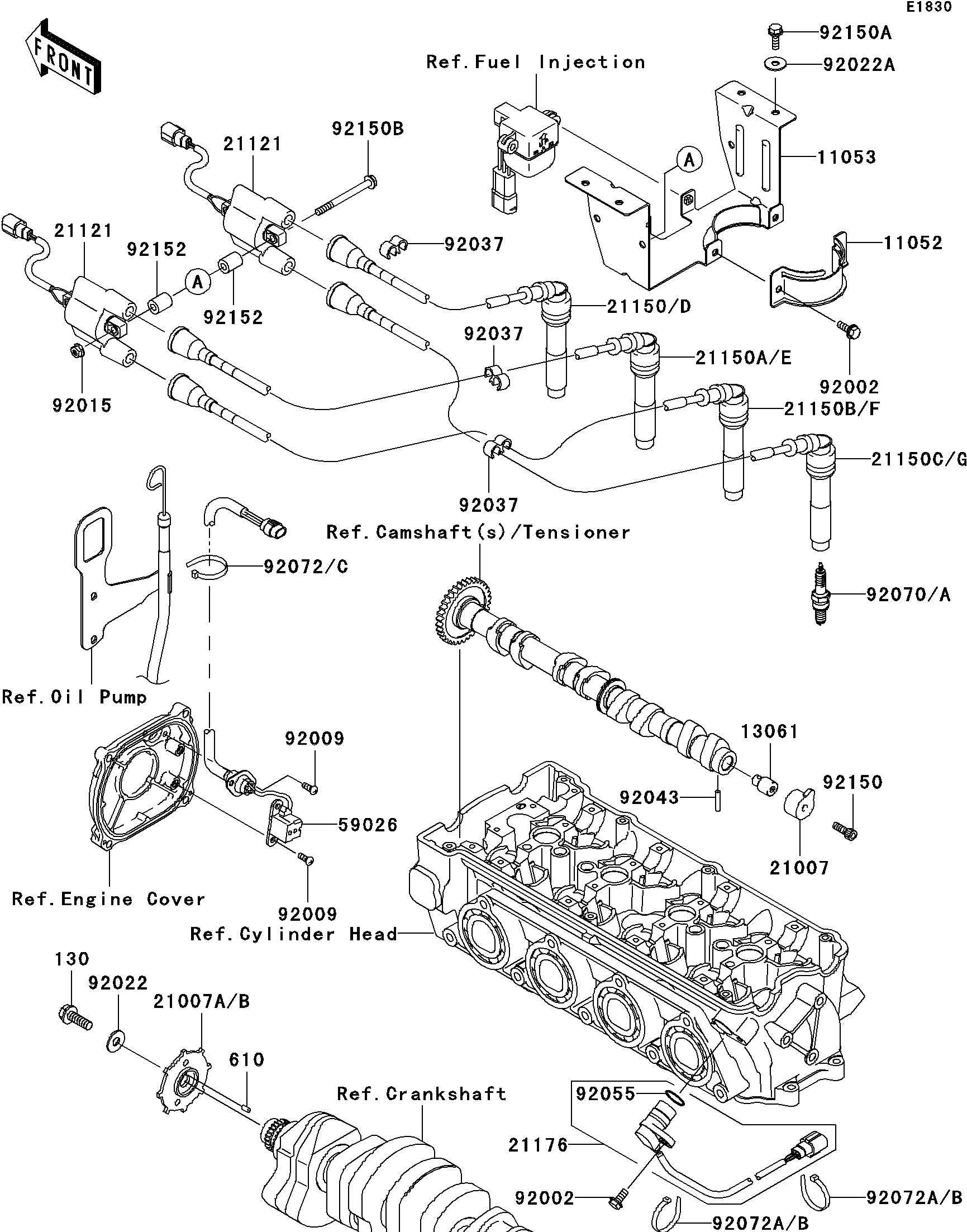 Used 21121-3722 COIL-IGNITION  [K7220-25]
