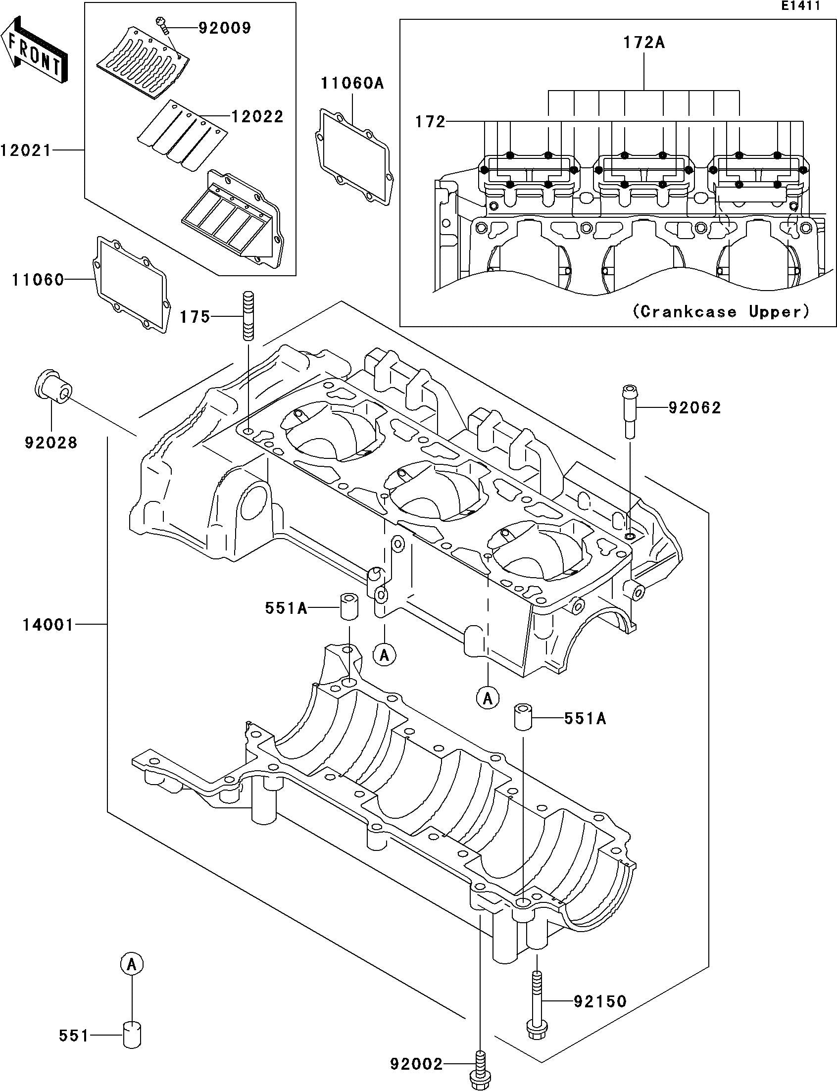 Used 12021-3709 VALVE-ASSY-REED [K8610-07]