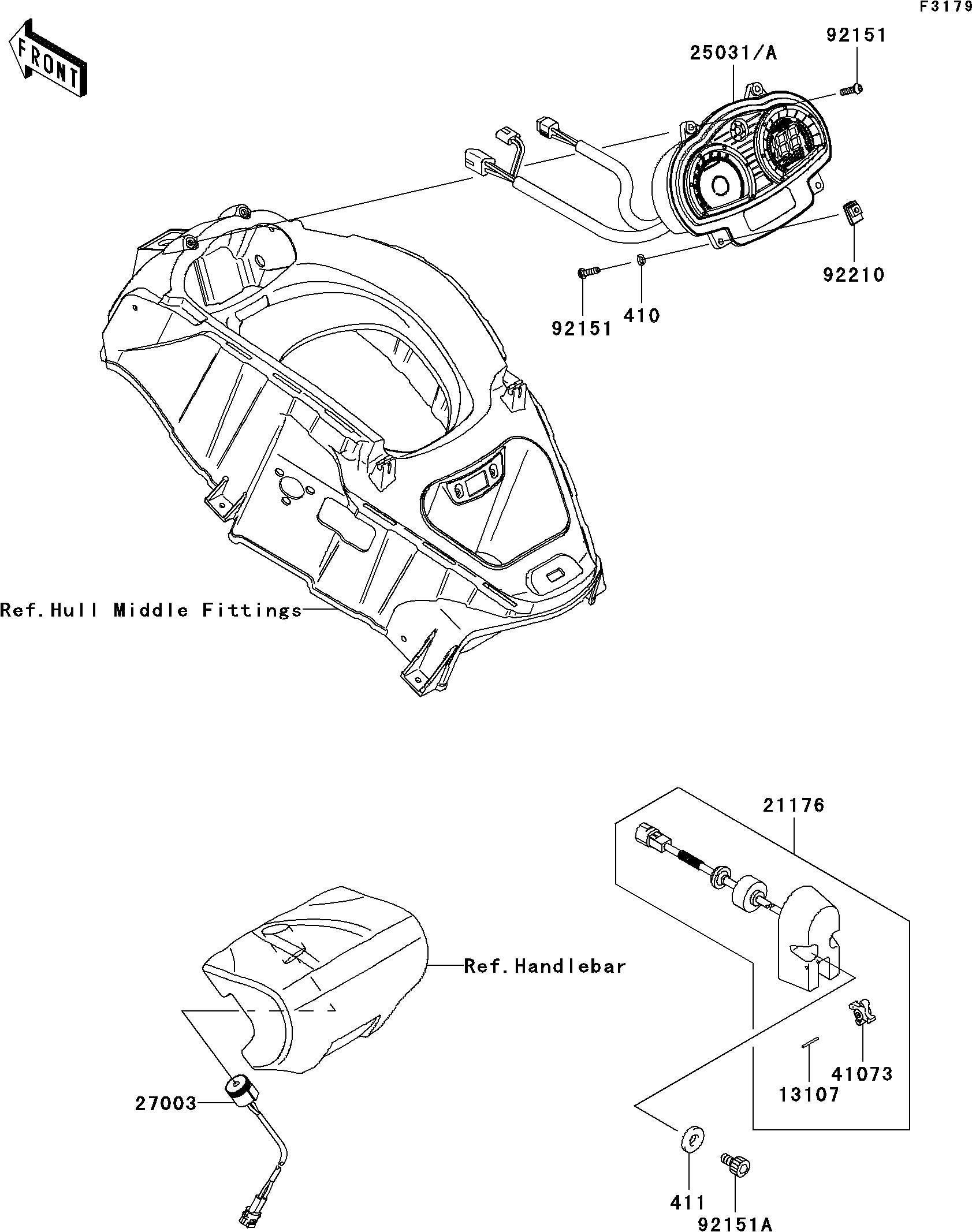 Used 21176-3760-6Z SENSOR,SPEEDOMETER  [K7836-38]