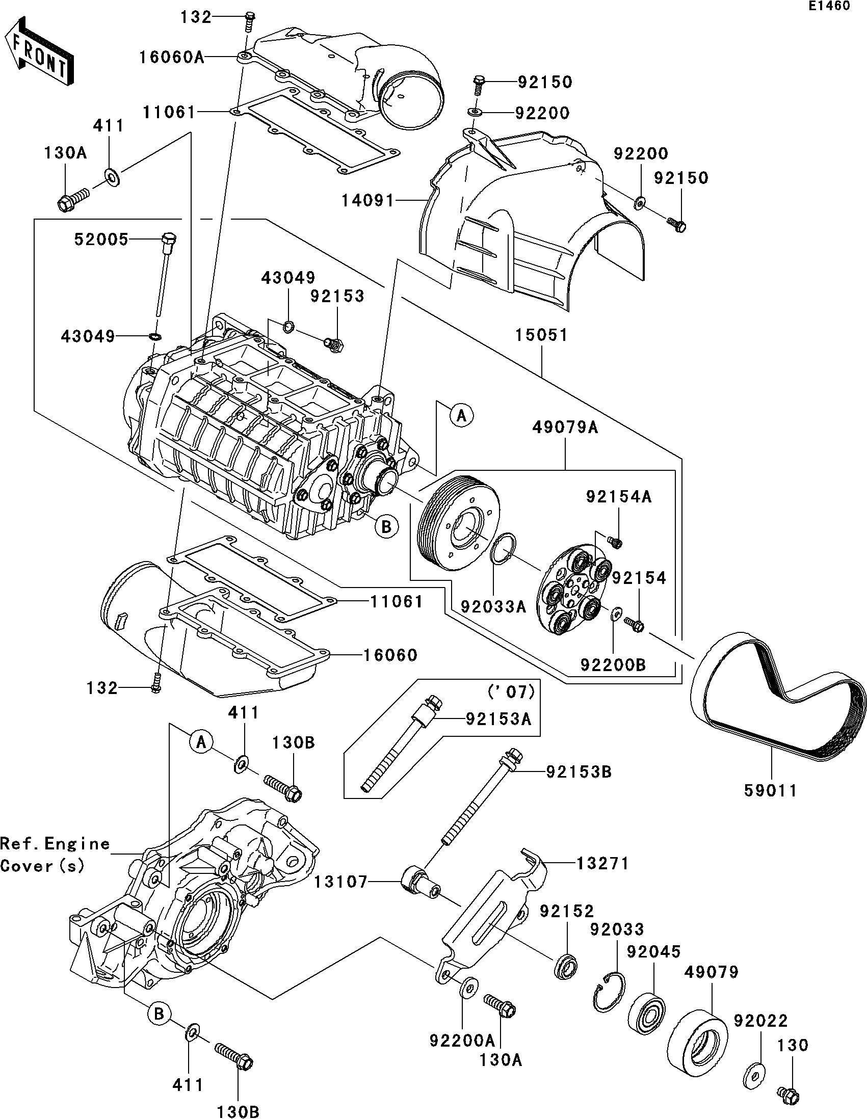 Used 15051-3701 COMPRESSOR-AIR,SUPERC  (WITH DEFECT) [K0668-50]