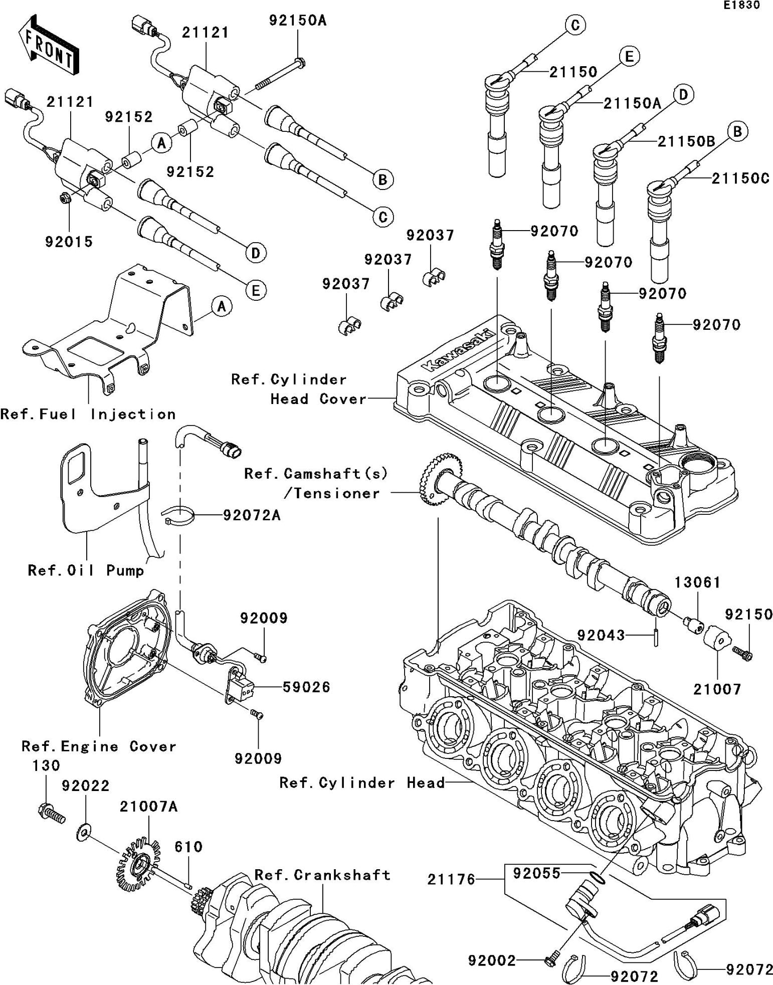 Used 21121-3722 COIL-IGNITION  [K6543-24]