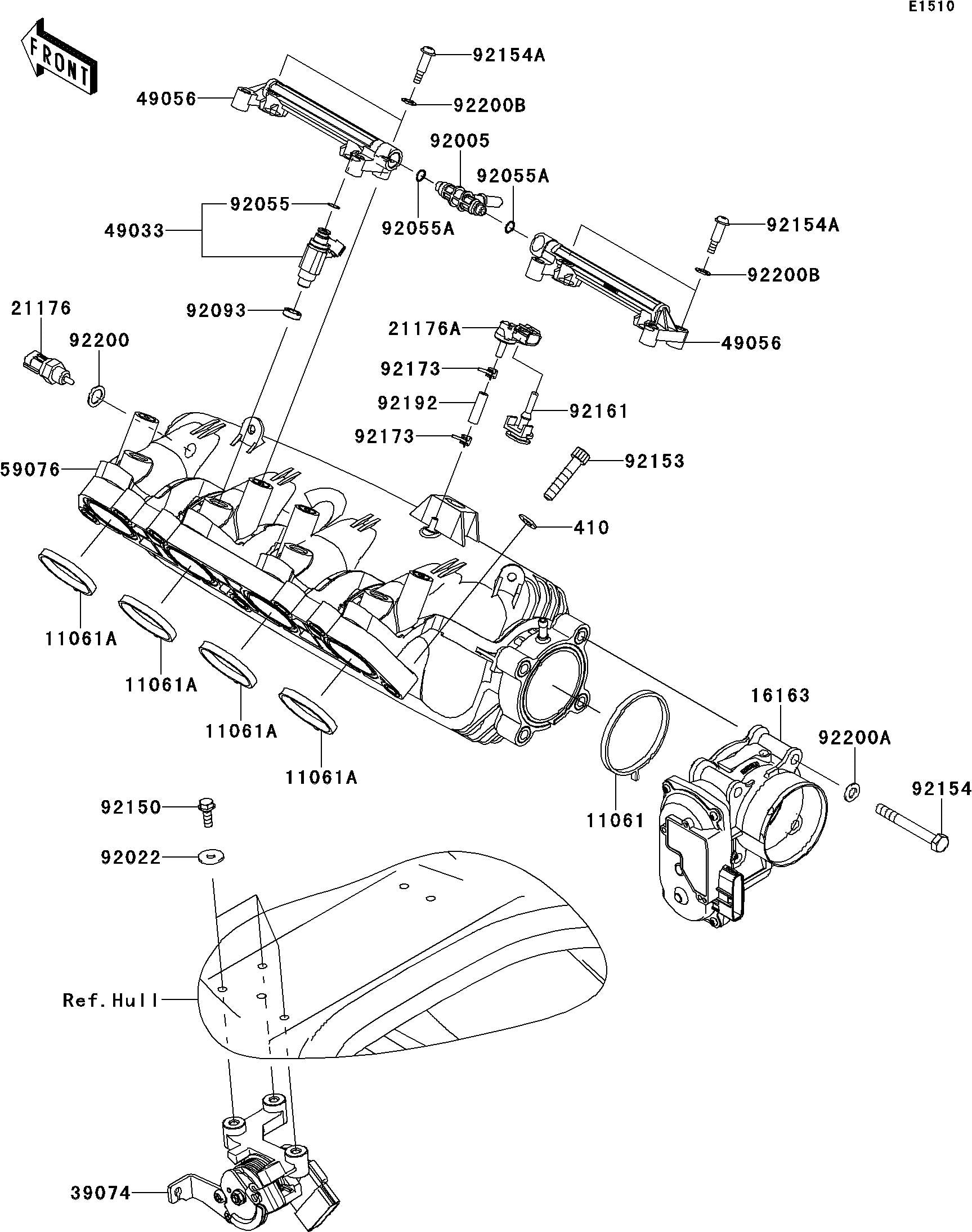 Used 49033-3709 NOZZLE-INJECTION  [K3327-61]