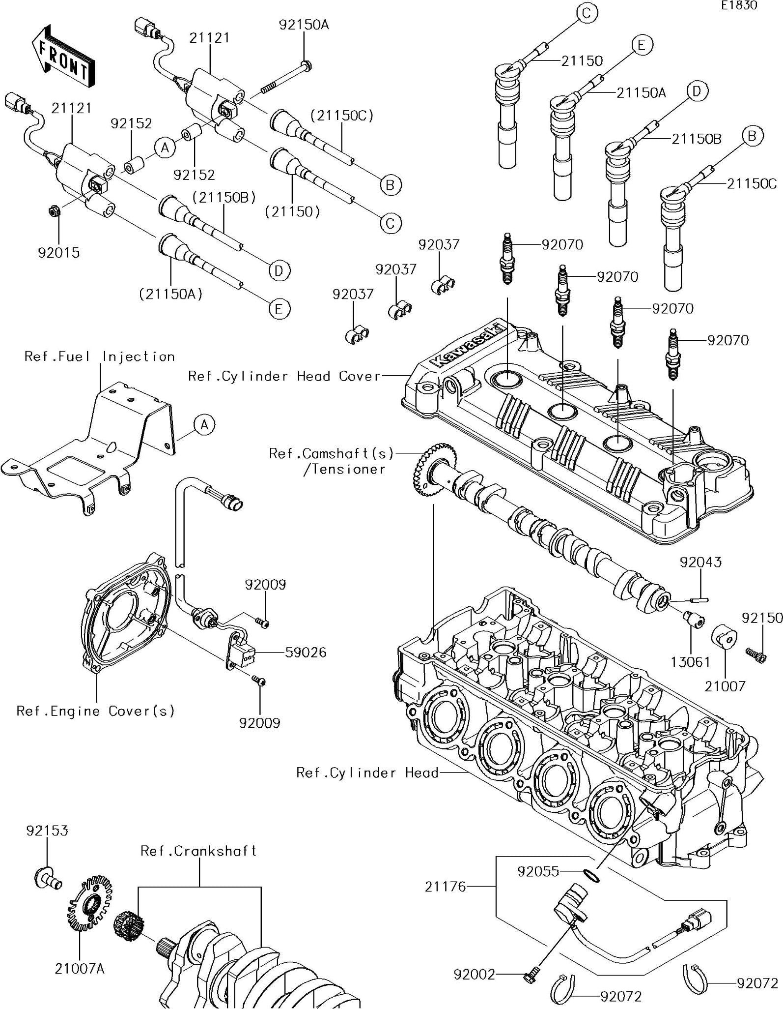 Used 21121-0720 COIL-IGNITION  [X2210-35]