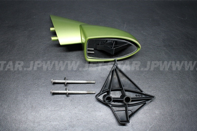Used 269501426 LH MIRROR SHELL, APPLE GREEN [S8558-33]