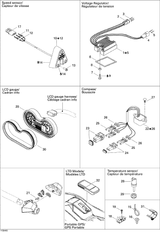 Used 278001993 SPEED SENSOR (WITH DEFECT) [S7533-17]