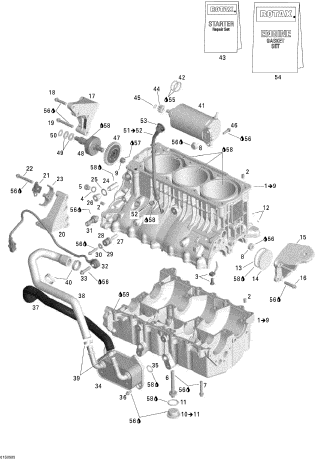 Used 420888995 ELECTRIC STARTER ASS'Y [S6108-27]