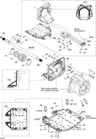 Used 271001521 SHAFT ASS'Y [S6108-36]