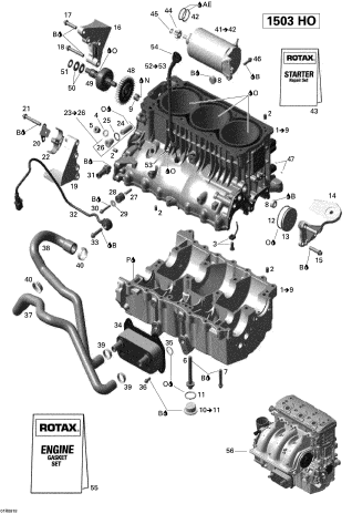 Used 420888995 ELECTRIC STARTER ASS'Y [S0973-27]