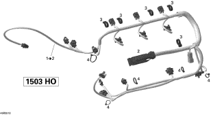 Used 420665205 ENGINE WIRING HARNESS ASS'Y [S0973-28]