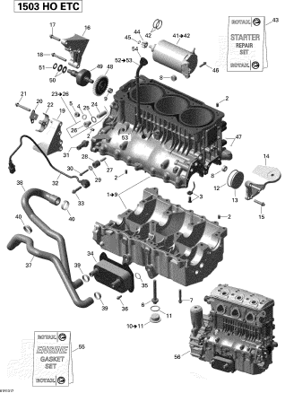 Used 420888995 ELECTRIC STARTER ASS'Y [S4455-34]