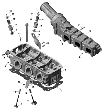 Used 296000438 EXHAUST MANIFOLD ASS'Y [S9026-30]