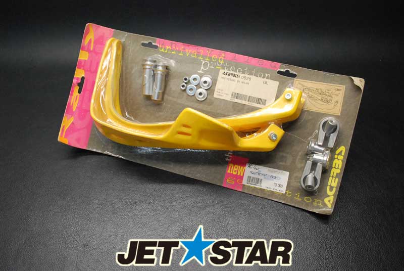 Slightly Used Aftermarket HAND GUARD YELLOW MADE IN ITALY made in Italy (AC-02Y) [X911-055]